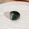 Melard Color Transparent Resin Ring Charm Irregular Ring Temperament Acrylic Geometric Ring  Gift
