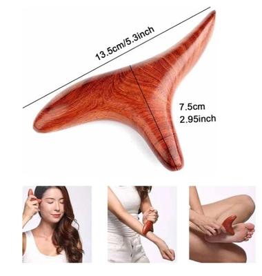 Holzmassagegerät Gua Sha Triggerpunkt Holztherapie Rücken Bein Hand Gesicht