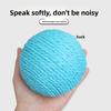 Oversized Sisal Woven Cat Toy Ball with Multi-color Options for Indoor Cats Molar Tossing Self Play
