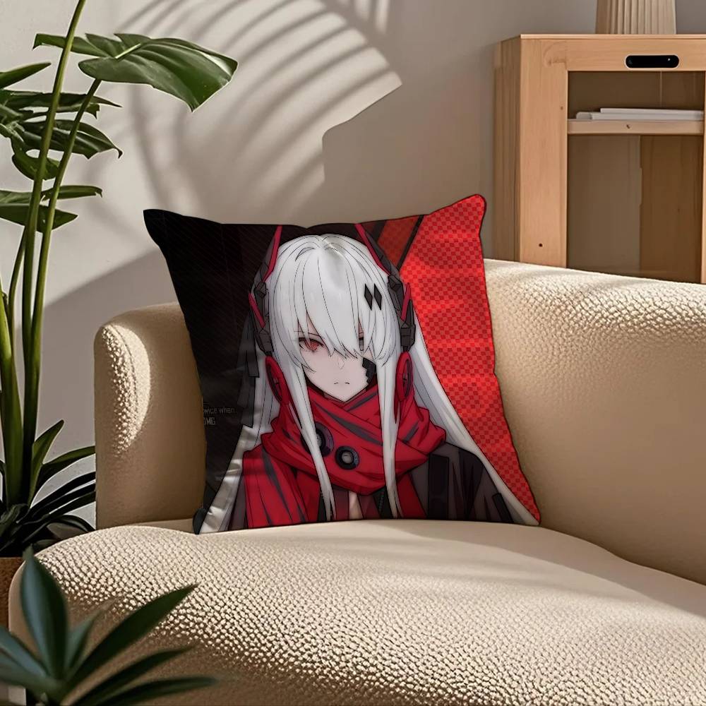 P-Punishing G-Gray R-Raven Pillow Case Comfort Sofa Bed Silky Elegant Invisible Zipper Custom Decorative Cushion Cover