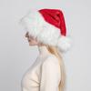 Christmas Santa Hat Red Thick Large Fluffy Hats for Adults Men Women Warm Ski Hat Christmas Party Santa Cosplay Holiday