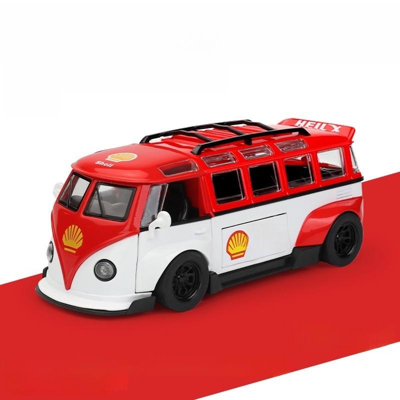 Alloy Car Model Volkswagen T1 Classic Bus With Opening Doors For Collectors