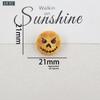 8Pcs Horror Halloween Resin Craft Charms Pumpkin Castle Bat Cookie Designs DIY Handmade Ornaments for Holiday Party Favors