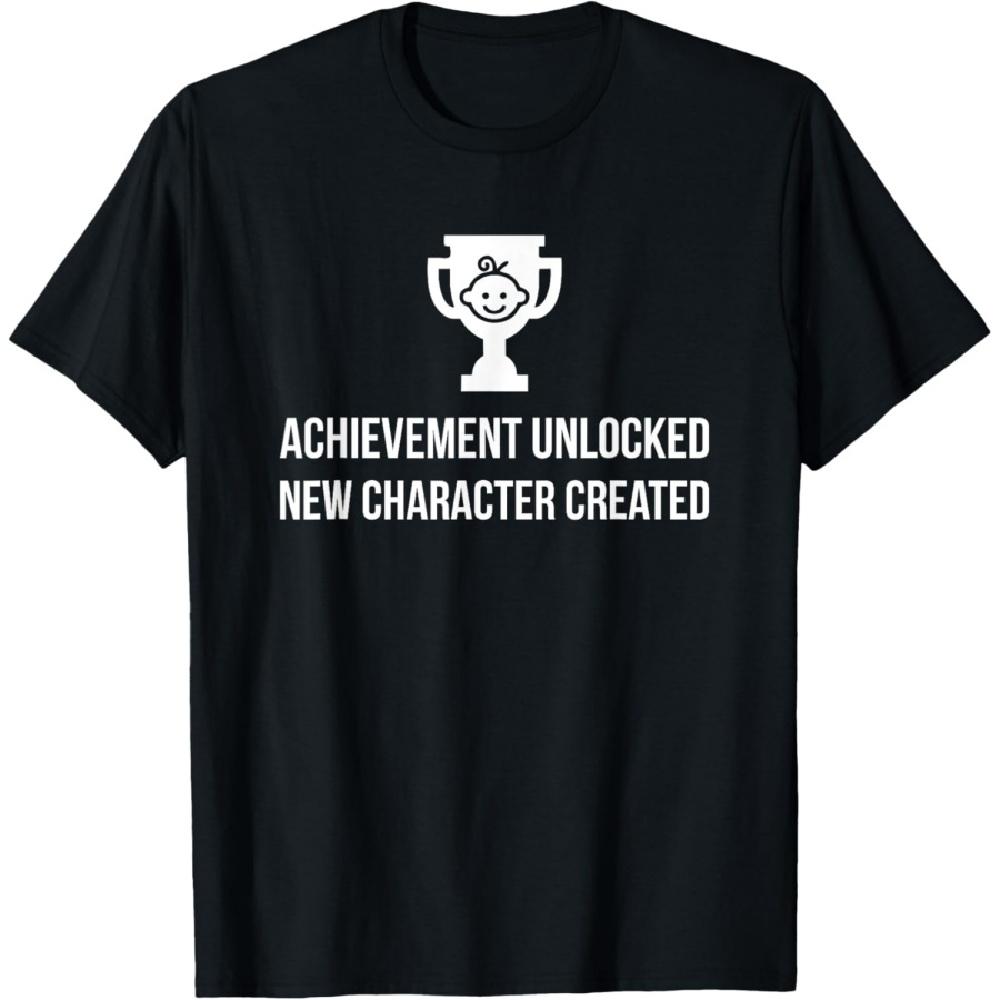 

Achievement Unlocked New Character Created T-Shirt(3) XXXXXL