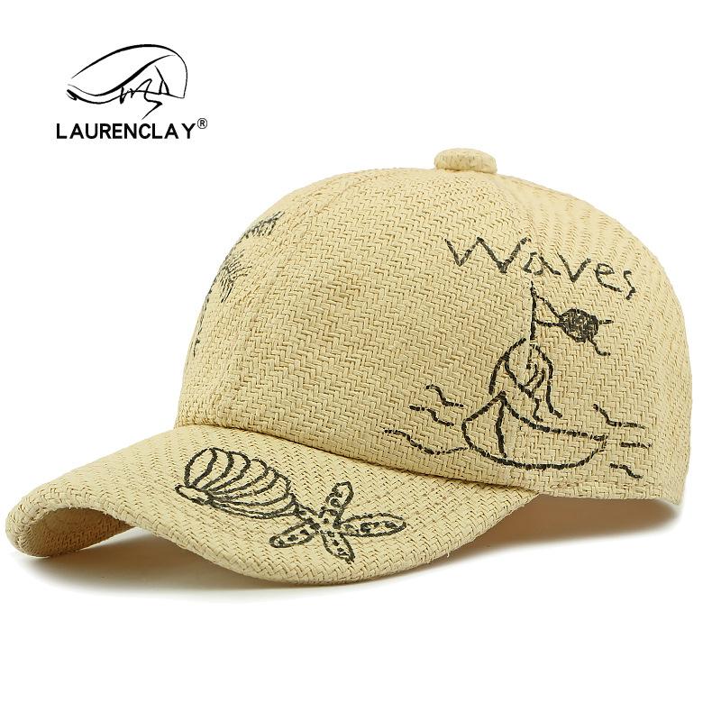 Hat Men's Sunscreen Visor Hat Personalized Graffiti Hand-painted Cap Women's Summer Straw Hat Baseball Cap