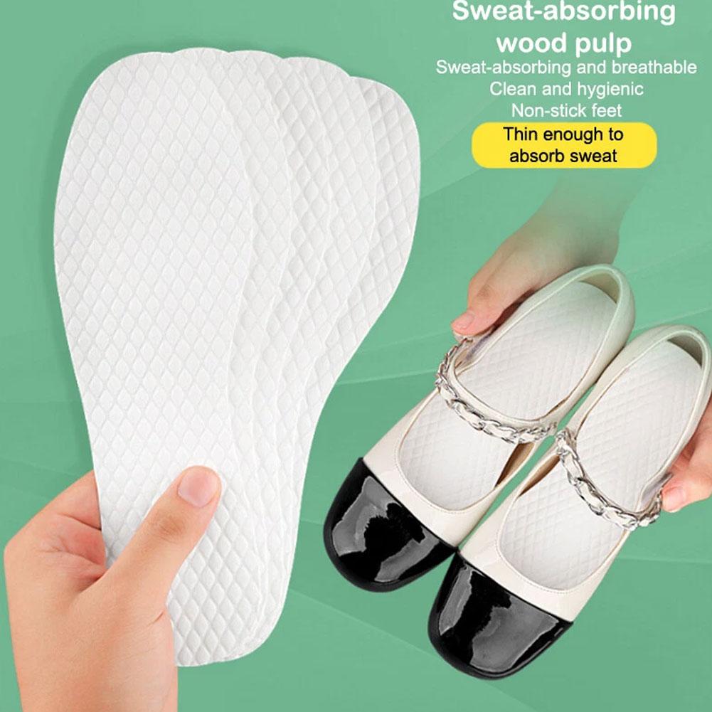 Disposable insoles/can be cut/size 36-43/absorb sweat/1 pair
