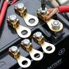 Reusable Solid Copper Car Battery Terminal Blocks 2.5‑10mm² Screw‑Tight Battery Connector 6mm Hole Cable Lug