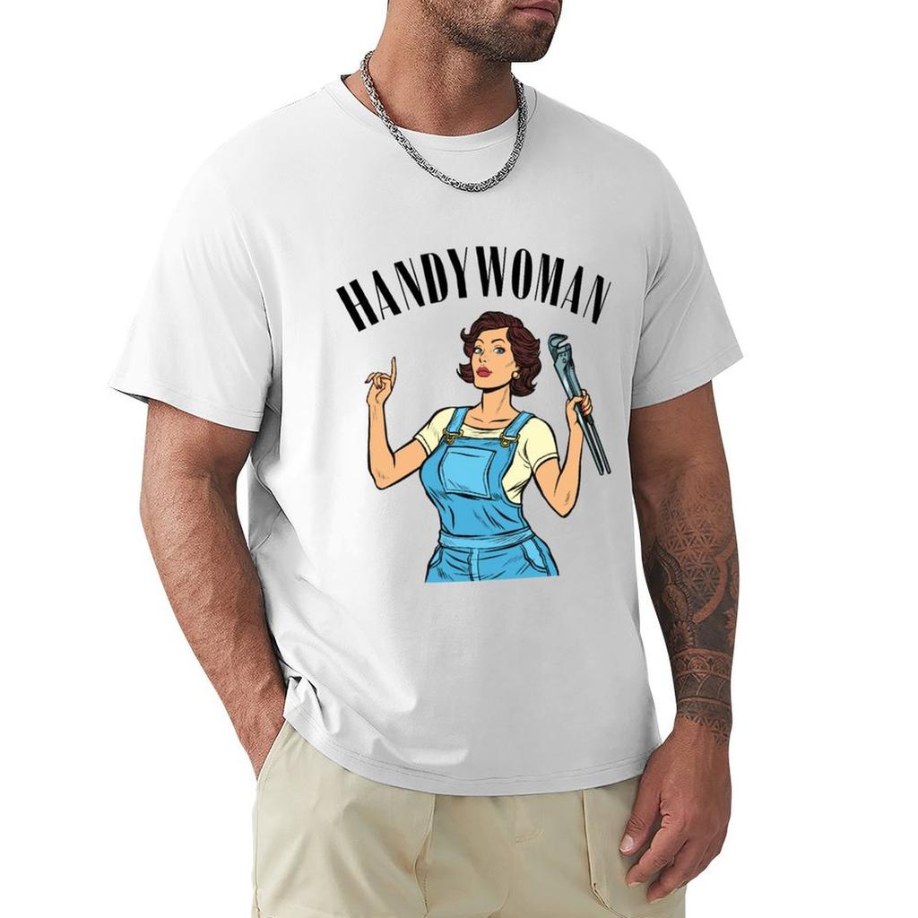 Handywoman TShirt man clothes summer tops man t shirt sweat shirts men