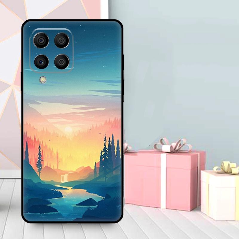 

Star Lake Mountain Case For Samsung Galaxy M35 M56 M12 M06 M32 M52 M55 M15 M11 M13 M14 M16 M36 M31 M53 M34 M54 Samsung M36