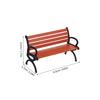 OUNONA Miniature Park Bench Model 3.66 x 2.24 x 1.77 inches Handmade Tabletop Decoration Mini Furniture Dollhouse Accessory Small Garden Bench