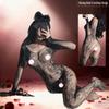Women'S Sexy Crotchless Fishnet Bodystocking See-Through Mesh Lingerie Full Body Stockings Erotic Nightwear