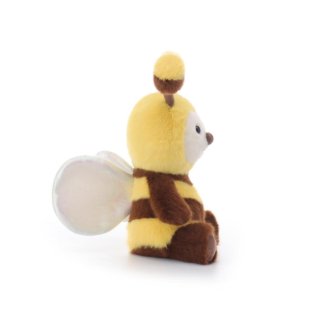 Apricot Lamb Clever Bee Plush Toy for Kids, Soft and Cute, Fluffy Clever Bee for Girls and Boys, 22cm