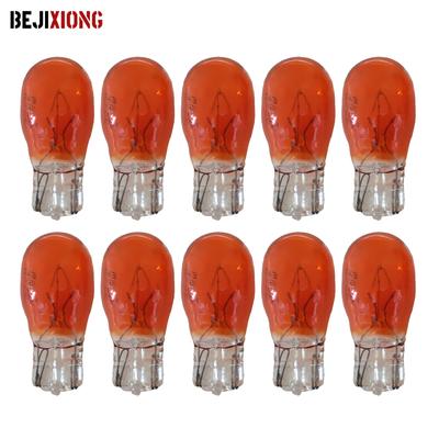 10x Ampoules Halogène T15 12V16W Verre Transparent Ambre Blanc Lumière Intérieure de Voiture Feu de Gabarit Feux de Tableau de Bord