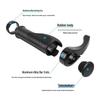 Poignées de Guidon en Caoutchouc Bullhorn pour VTT - Accessoires d'Extrémité de Guidon de Vélo
