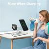 4 in 1 Wireless Charging Station Fast Charging Magnetic Wireless Charger Stand for iPhone 17 16 15 14 Apple Watch AirPods Pro