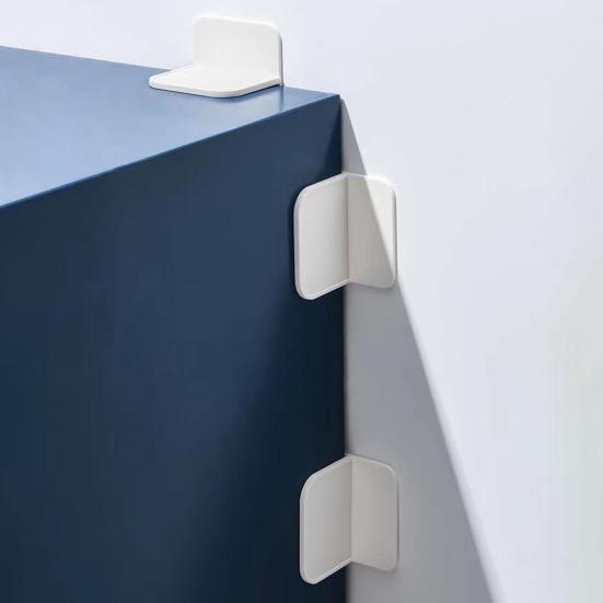 5 шт. Клейкий кріплення від перекидання меблів Без свердління Захист для дітей Запобігання падінню Шафа Книжкова полиця Комод Стабілізатор Інструменти для кріплення