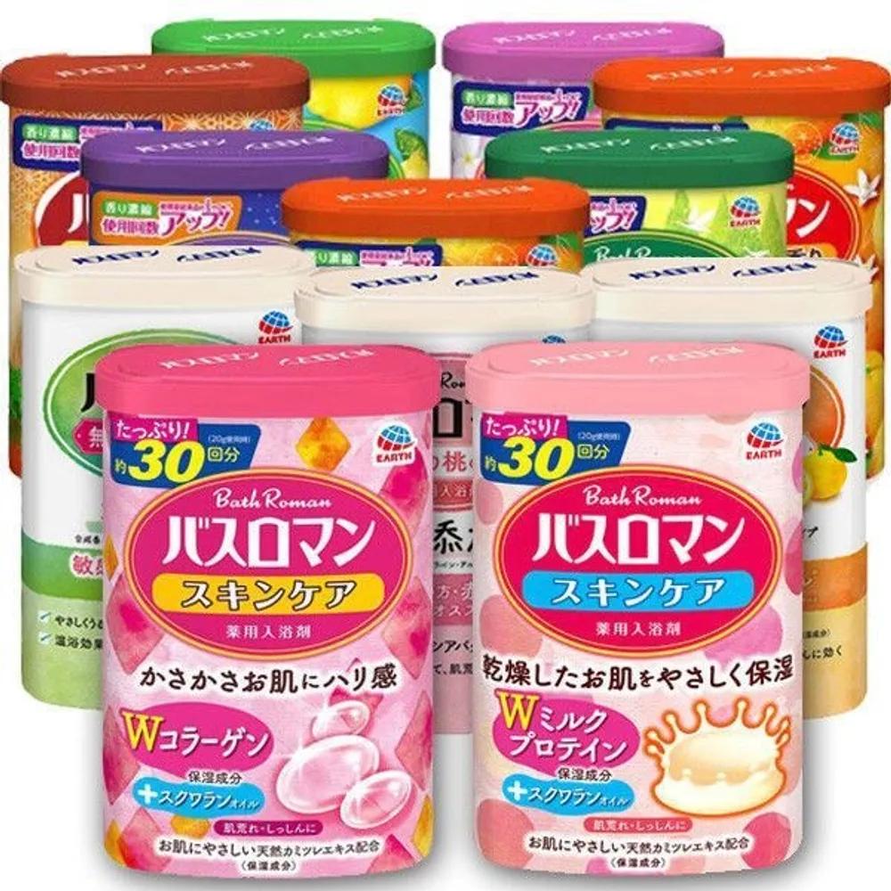BATH ROMAN Aroma Bath Salts Half-body Bath Japanese Bath Salts Foot Bath Salts 600g