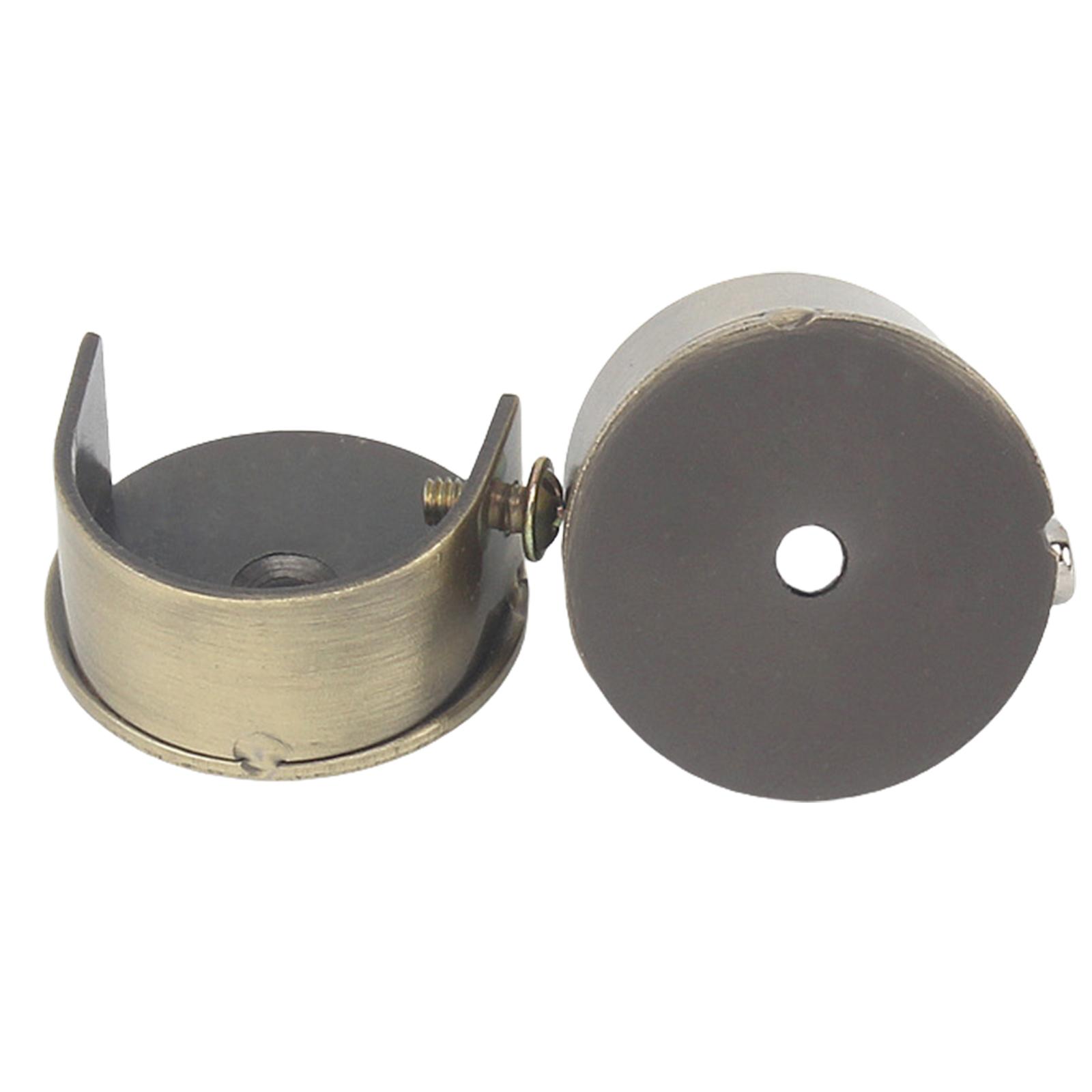 

Curtain Pole Bracket Zinc Alloy Curtain Rail Brackets for 28mm Poles Home Decoration Accessory 3