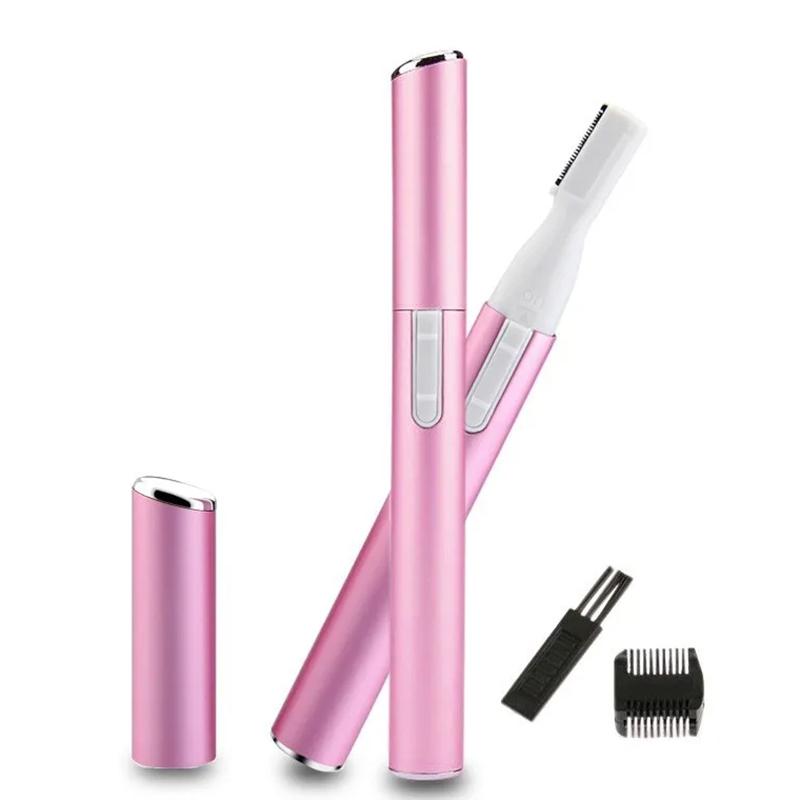 Elektrischer Augenbrauentrimmer Mini-Rasierer Haarentferner Gesichtsrasierer Haarentferner Gesicht und Hals Blur Lippen Körper Arme und Beine