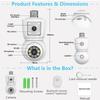 iCSee E27 Wireless Smart Surveillance Binocular Camera with Mobile Remote Monitoring