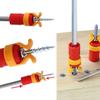 Plastic Screw Holder Tool With Non-Slip Grip Woodworking Drilling Tool New Drill Clamp Fixing