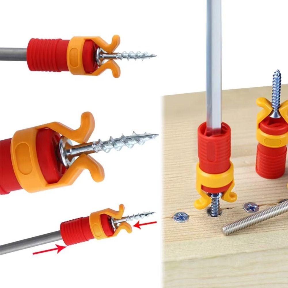 With Non-Slip Grip Screw Holder Tool Depth Control Woodworking Drilling Tool