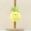 Creative Plush Cabbage Keychain Adorable Kohlrabi Doll Bag Charm Purse Accessory