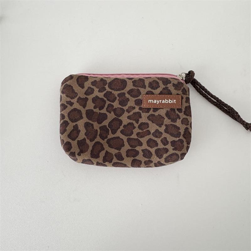 Artistic Retro Patterned Zero Wallet for Carrying Small Items  Mini Lipstick Storage Bag  Multi-functional Large-capacity Canvas Small Bag
