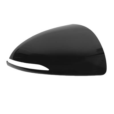Side Rearview Mirror Cover Cap High Strength ABS Black Car Exterior Door Mirror Cap Replacement for