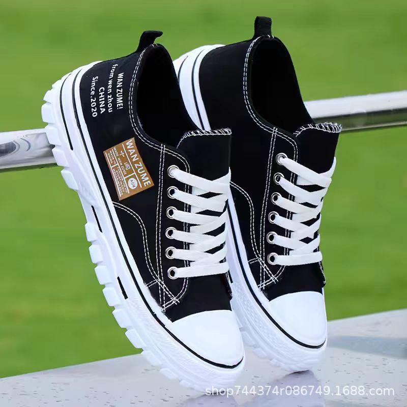 

Canvas shoes spring and autumn breathable cloth shoes soft sole non-slip casual sports board shoes 39