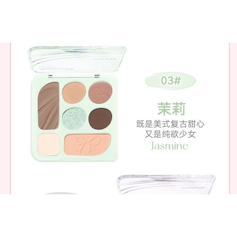 NOVO - Indulge Fantasy Comprehensive 7-Color Eyeshadow Palette - 4 Types