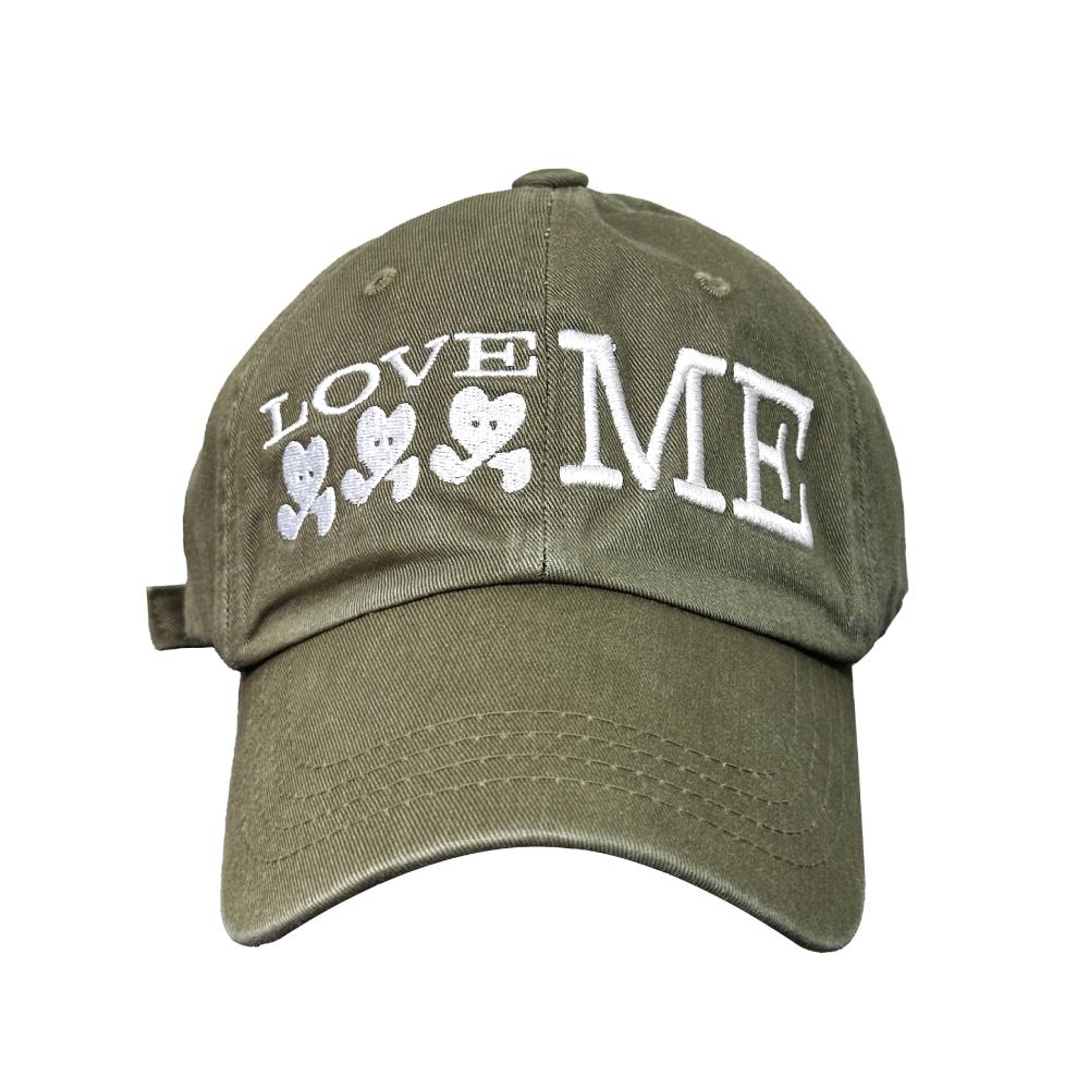 Tomseubeolseudei Love Me Washed Ball Cap Khaki