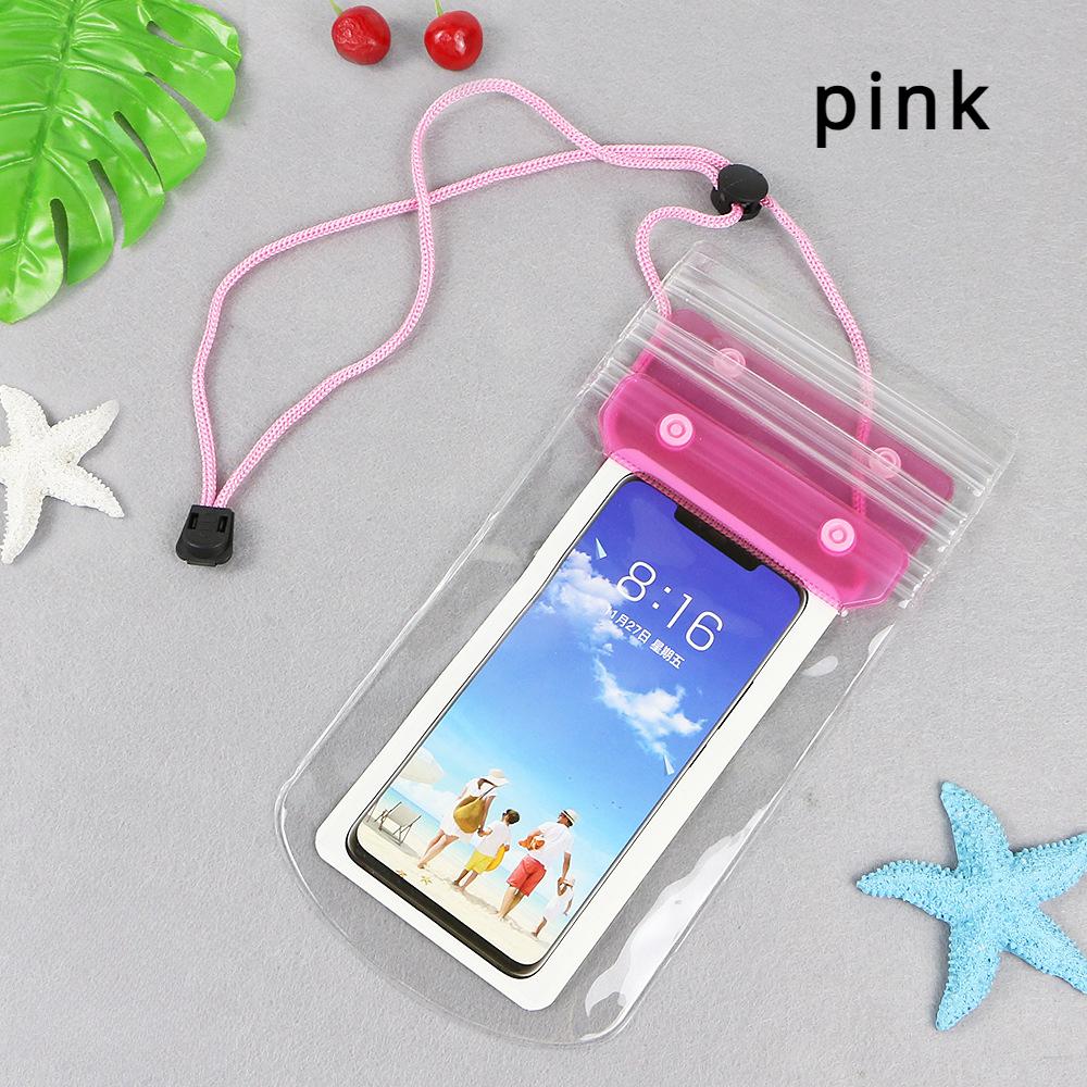 Cell Phone Waterproof Bag Three Channel Thickened Touch Screen Dive Sleeve Swimming Spa Seal Bag