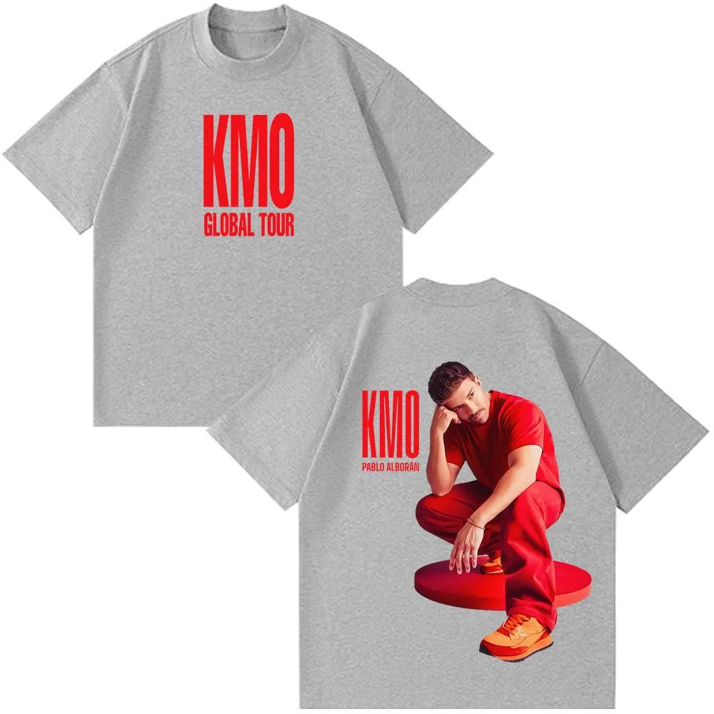 Singer Pablo Alborán Kmo Global Tour 2026 Print Tees Unisex Women Hiphop Tshirts Shortsleeved Loose Casual TShirts Streetwear