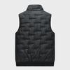 Men's Multi-Pocket Stand-Up Collar Winter Vest, Large & Plus Sizes Available