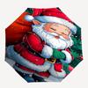 1pc Christmas Santa Claus Design Automatic Opening/Closing Umbrella with Foldable Design and 8-Iron Frame, Perfect Gift for Fans, Travelers, and Daily