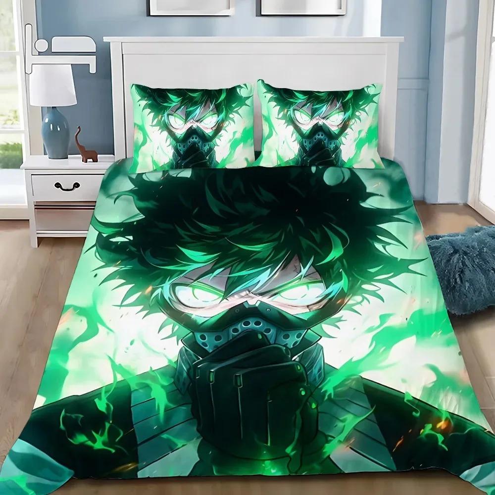 Comforter 3D My Hero Academia Exquisite Baby Cartoon Digital Printing Bedding Set Comforter Bed Home Decor Girls Boys Gift