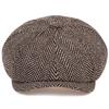 Mode Wolle Newsboy Caps Herren Herringbone Schiebermützen Frauen Männer Britische Maler Hüte Weiche Herbst Winter Caps Hüte Casquette