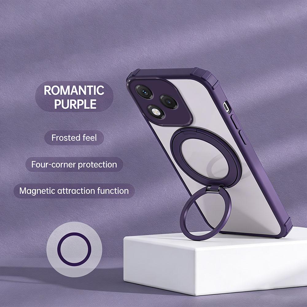 Odporne na wstrząsy etui na telefon z magnetycznym uchwytem dla Honor 400 Lite 200 Pro 200 Magic 8 7 Pro X9C X9D X9B X9A X8B X7D X7C X7A X6C X6B X5C Plus Silikonowe etui