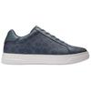 Coach Highline Synthetic Leather Round Toe Lace-Up Low-Top Sneakers Men Sneakers Blue CY309-XXQ