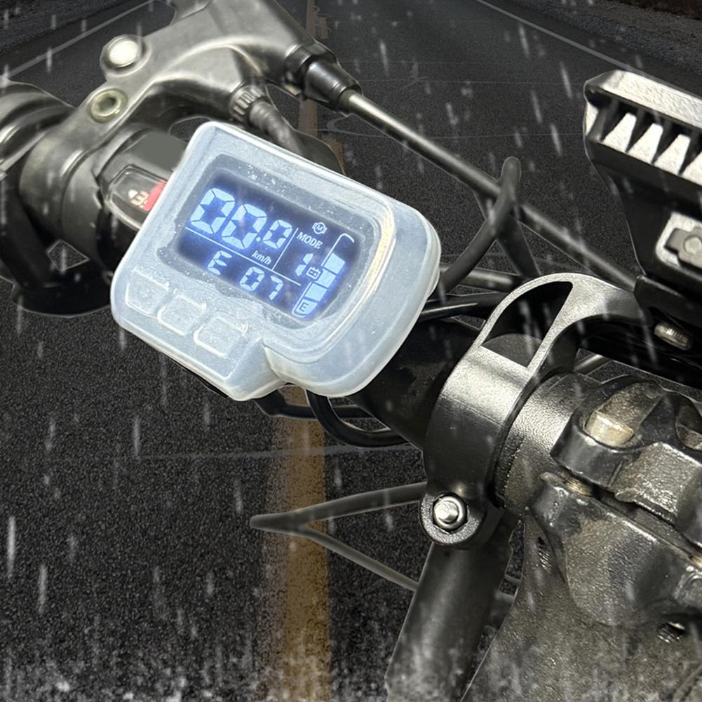 Miękkie silikonowe etui na wyświetlacz LCD EN06 do rowerów elektrycznych i skuterów