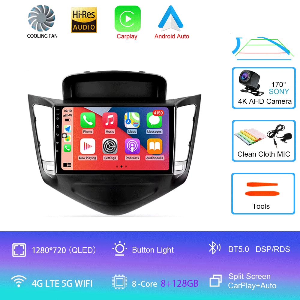 Car Radio Android 14 For Chevrolet Cruze J300 2008 - 2014 Multimedia Video Player Navigation Stereo GPS No 2din 2 Din Dvd