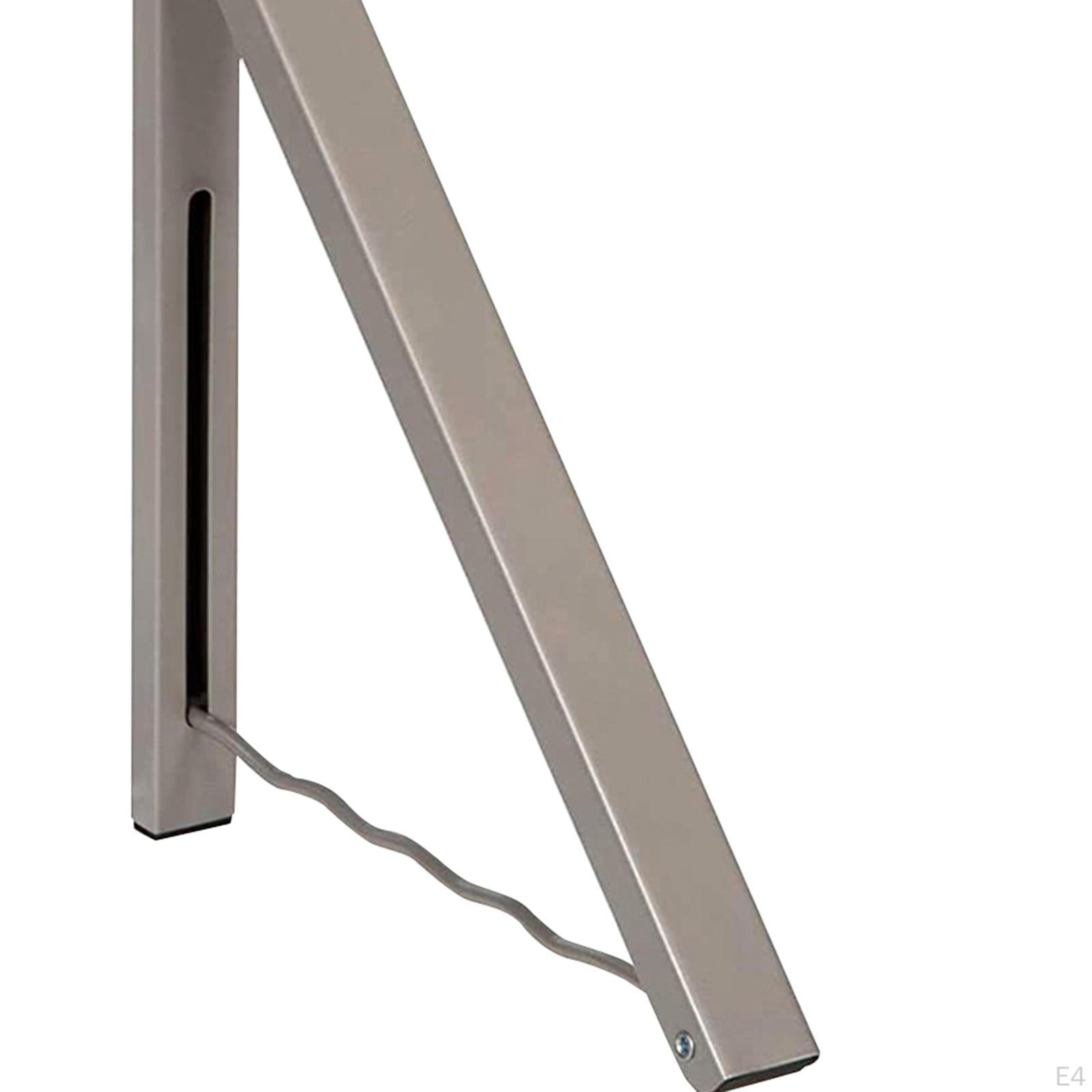 Сушилка для одежды Складная настенная вешалка Скрытая компактная металлическая выдвижная — фото 6