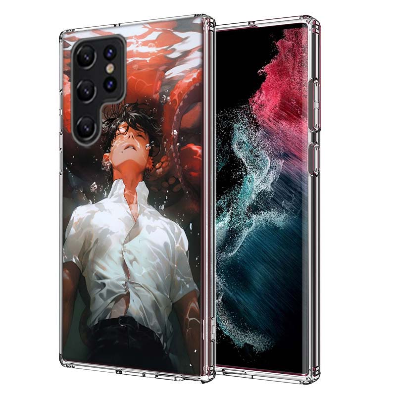 Chainsaw Man Yoshida Capa Phone Case For Samsung S26 Ultra S25 Edge Galaxy S23 S21 S20 S24 FE S22 S10 Plus Cover Clear TPU Shell