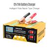 12V/24V Akü Şarj Cihazı Dijital Ekranlı Akıllı Darbe Onarım Tipi Şarj Cihazı Araba Oto Hücre Motosiklet Akü 5 Şarj Aşaması