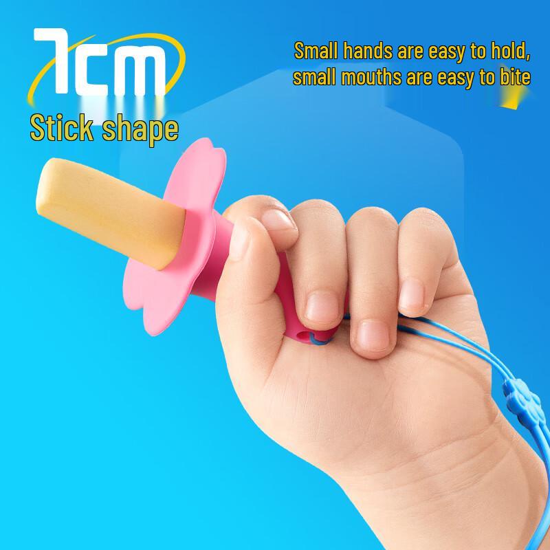 Kleines Reh Blau Blau Baby Wolke Silikon Beißring Halter