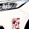 1 sheet Halloween Blood Splatter Vinyl Decal- Self-Adhesive, Glossy Finish, Irregular Shape, Cartoon Theme, Car Accessories