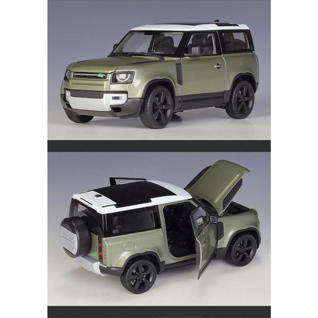 WELLY 1/26 Land Rover Defender 2020 Alloy Car Diecasts & Toy Vehicles Car Model Miniature Scale Model Car Toy for Children