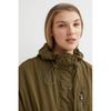 H&M Nylon Utility Jacket Dark Khaki Green