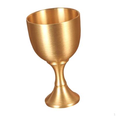 Brass Glasses, Reusable Tumbler for Props Decoration